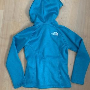 The North Face Kids Turquoise Hooded Jacket 6 LN